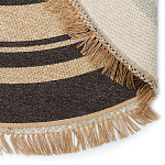 Ковер из комбинированного состава с узором Circles of goodness варинант исполнения - 4 | Loft Concept в Воронеже