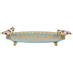 Блюдо фарфоровое Экзотические птички Vivole варинант исполнения - 1 | Loft Concept в Воронеже