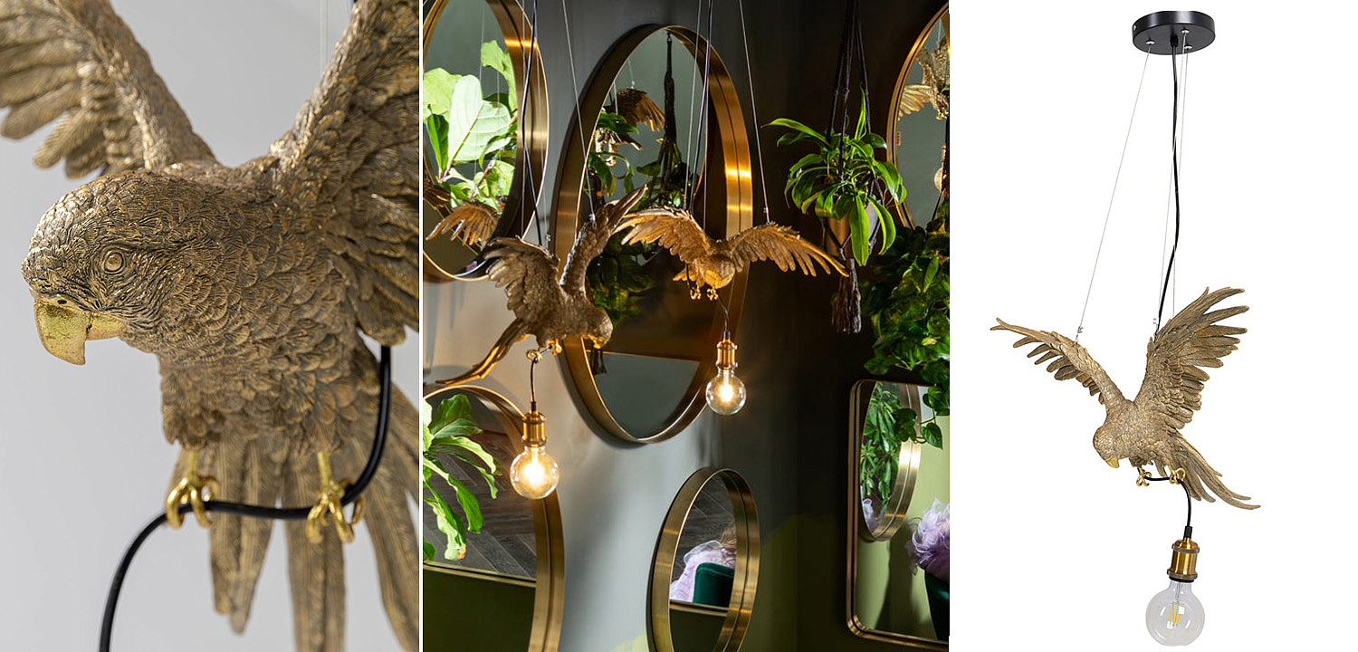 Подвесной Светильник Золотой Попугай Golden Parrot Подвесной Светильник Золотой Попугай Golden Parrot - Loft-Concept в Воронеже