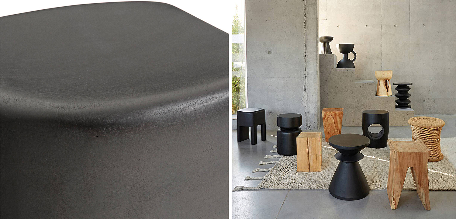 Приставной стол Mordred Mango Black Side Table Приставной стол Mordred Mango Black Side Table - Loft-Concept в Воронеже