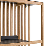 Стеллаж из дерева и метала Furniture Gutter and Lattice Rack варинант исполнения - 4 | Loft Concept в Воронеже