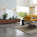 Фигурный приставной столик черного цвета AMORPHOUS варинант исполнения - 8 | Loft Concept в Воронеже