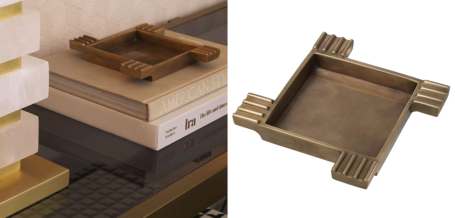 Пепельница Eichholtz Ashtray Mack Пепельница Eichholtz Ashtray Mack - Loft-Concept в Воронеже