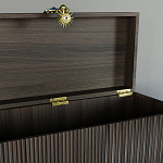 Большой дизайнерский Сундук Elsa Dreams Walnut варинант исполнения - 3 | Loft Concept в Воронеже