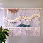 Панно-макраме «JUPITER» варинант исполнения - 1 | Loft Concept в Воронеже