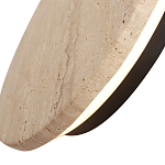 Бра с круглым плафоном из травертина Shaw Marble Lighting варинант исполнения - 2 | Loft Concept в Воронеже