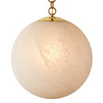 Подвесной светильник в форме шара из белого текстурного стекла Atmosphere варинант исполнения - 1 | Loft Concept в Воронеже