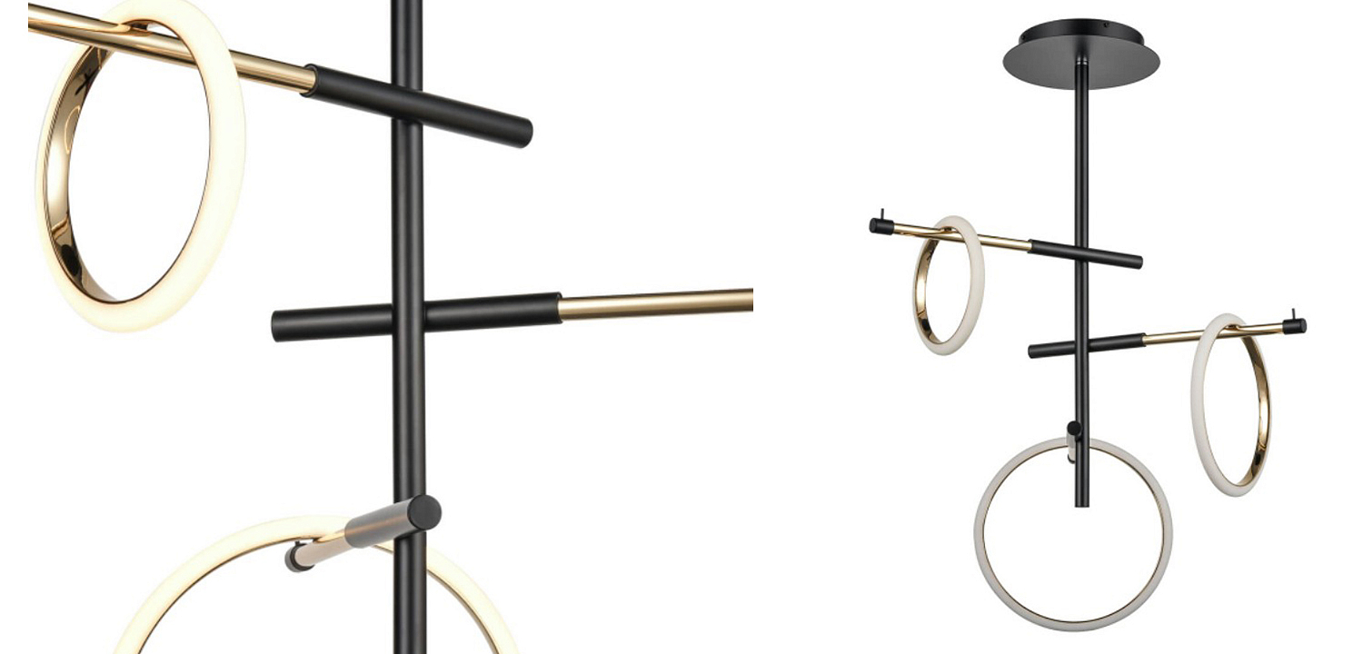 Люстра Jessenia Rings Chandelier 3 Люстра Jessenia Rings Chandelier 3 - Loft-Concept в Воронеже