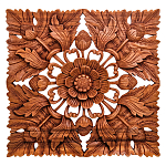 Панно из дерева квадратное Novala Panel With Trees варинант исполнения - 1 | Loft Concept в Воронеже