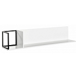 Полка навесная белая открытая Strict Lines  варинант исполнения - 3 | Loft Concept в Воронеже