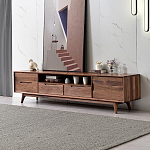 Тумба под телевизориз массива дерева TV Stand made of Walnut Wood варинант исполнения - 1 | Loft Concept в Воронеже