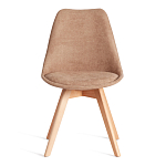 Стул с мягким бархатным сиденьем Chair Tulip варинант исполнения - 8 | Loft Concept в Воронеже