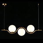 Люстра подвесная светодиодная Jagna 2 Gold and White варинант исполнения - 2 | Loft Concept в Воронеже