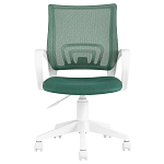 Офисное кресло с основанием из белого пластика Desk chairs Green варинант исполнения - 2 | Loft Concept в Воронеже