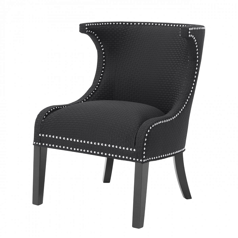 Кресло Eichholtz Chair Elson black Черный в Воронеже | Loft Concept 