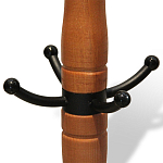 Вешалка напольная деревянная с черными металлическими крючками Noble Branches варинант исполнения - 3 | Loft Concept в Воронеже