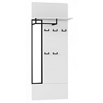 Вешалка настенная белая Strict Lines варинант исполнения - 1 | Loft Concept в Воронеже