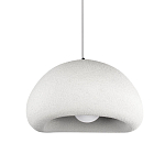 Подвесной светильник с куполообразным белым фактурным абажуром Sergey Makhno варинант исполнения - 1 | Loft Concept в Воронеже