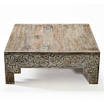 Кофейный стол Carved Сoffee table ручная резьба по дереву варинант исполнения - 1 | Loft Concept в Воронеже