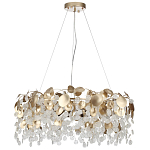 Люстра с декоративными подвесками из прозрачного стекла в форме монеток FAIRYTREE Light варинант исполнения - 10 | Loft Concept в Воронеже