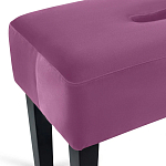 Мягкий  пуф на черных ножках Winton Pouf варинант исполнения - 18 | Loft Concept в Воронеже