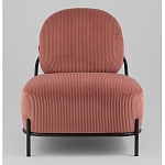 Кресло Стоун велюр рельефный коралловый варинант исполнения - 4 | Loft Concept в Воронеже