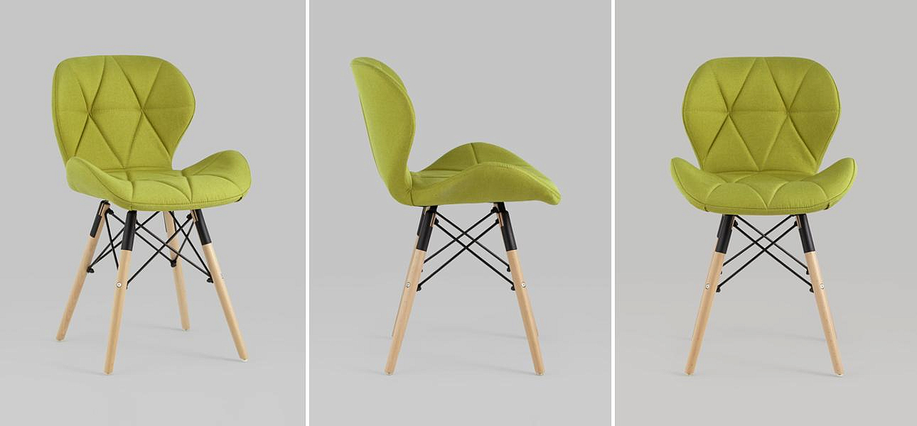 Стул Jeroen Chair Рогожка Цвет Лайм Стул Jeroen Chair Рогожка Цвет Лайм - Loft-Concept в Воронеже