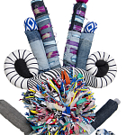 Кукла из джинсы Rusalka Upcycling варинант исполнения - 2 | Loft Concept в Воронеже