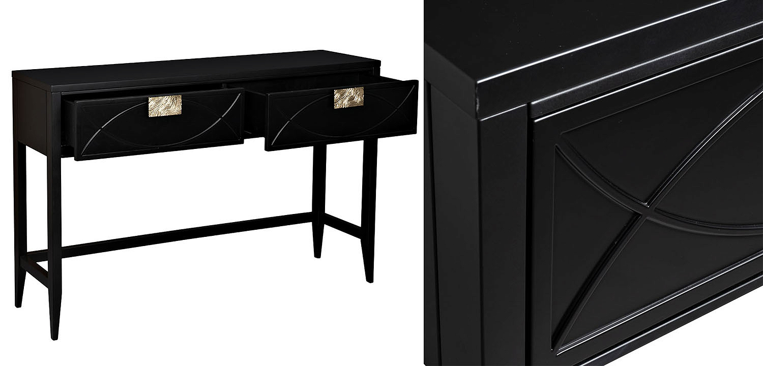 Консоль Amelie Black Console Консоль Amelie Black Console - Loft-Concept в Воронеже