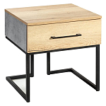 Тумба прикроватная с ящиком в стиле лофт Urban Style Space 2 варинант исполнения - 2 | Loft Concept в Воронеже