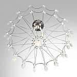 Люстра подвесная из металла с хрустальными прозрачными подвесками Quasar 81 варинант исполнения - 11 | Loft Concept в Воронеже