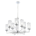 Люстра с 9-ю цилиндрическими стеклянными плафонами Jeanette варинант исполнения - 10 | Loft Concept в Воронеже