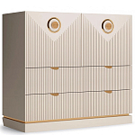 Комод с фактурным фасадом Satin Furniture варинант исполнения - 1 | Loft Concept в Воронеже