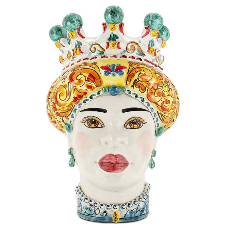 Ваза Vase Moro Lady Ornate White Face Mix Мульти Ваза Vase Moro Lady Ornate White Face Mix Мульти в Воронеже | Loft Concept