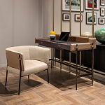 Письменный стол прямоугольный с 2-мя выдвижными ящиками Bristol варинант исполнения - 4 | Loft Concept в Воронеже