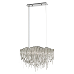 Люстра подвесная с металлическими цепочками и изогнутыми металлическими дугами 72 см Atlantis Chain варинант исполнения - 2 | Loft Concept в Воронеже