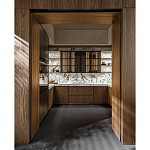 Кухонный гарнитур из массива дуба и камня Ratio Dada Engenereed варинант исполнения - 5 | Loft Concept в Воронеже