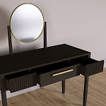 Туалетный Стол с зеркалом Primo Темный орех варинант исполнения - 7 | Loft Concept в Воронеже