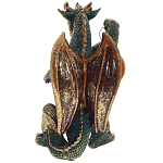 Часы в виде дракона Green Dragon with Clock варинант исполнения - 2 | Loft Concept в Воронеже