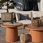 Садовый диван из тикового дерева и веревок Оreon варинант исполнения - 8 | Loft Concept в Воронеже