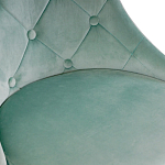 Стул в мятной велюровой обивке Ward Mint Velour Chair варинант исполнения - 5 | Loft Concept в Воронеже