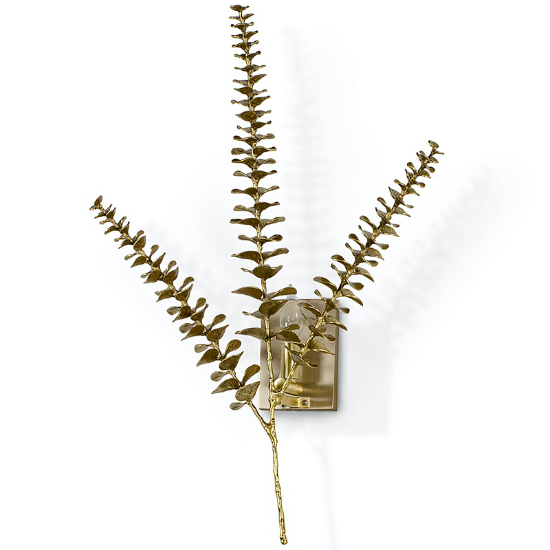 Бра Brass Eucalyptus Branches Lighting Wall Lamp Латунь Бра Brass Eucalyptus Branches Lighting Wall Lamp Латунь в Воронеже | Loft Concept