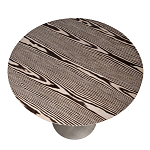 Стол барный круглый высокий с полосатым узором Zebroids варинант исполнения - 2 | Loft Concept в Воронеже