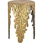 Столик дизайнерский Copper streaks варинант исполнения - 1 | Loft Concept в Воронеже