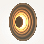 Бра круглое Soft Halo серый варинант исполнения - 3 | Loft Concept в Воронеже