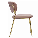 Стул Singer Chair без подлокотников Розовый Велюр варинант исполнения - 2 | Loft Concept в Воронеже