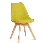 Стул с мягким бархатным сиденьем Chair Tulip варинант исполнения - 3 | Loft Concept в Воронеже