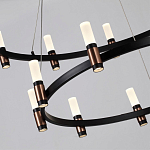 Люстра подвесная с двумя круглыми ярусами и цилиндрическими плафонами Arnaut Light варинант исполнения - 5 | Loft Concept в Воронеже