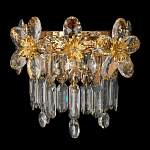 Бра с декоративными элементами в виде крупных хрустальных цветов Palace Gardens варинант исполнения - 1 | Loft Concept в Воронеже
