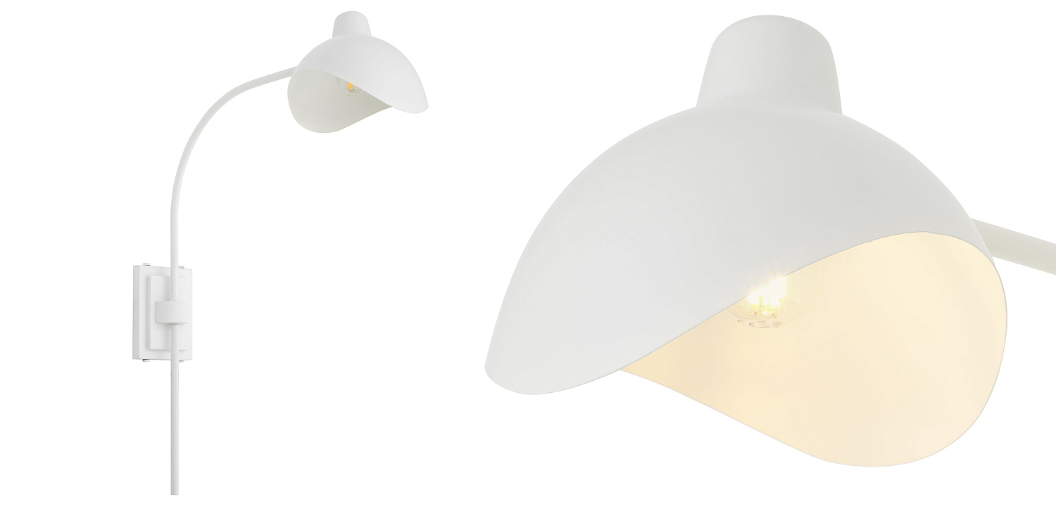 Бра Eichholtz Wall Lamp Pelham White Бра Eichholtz Wall Lamp Pelham White - Loft-Concept в Воронеже